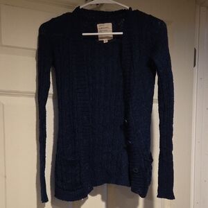 Navy Women's Knit Cardigan
